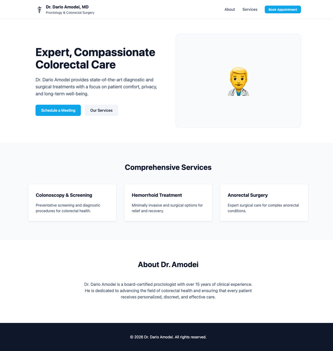 Plain CSS at Desktop width
