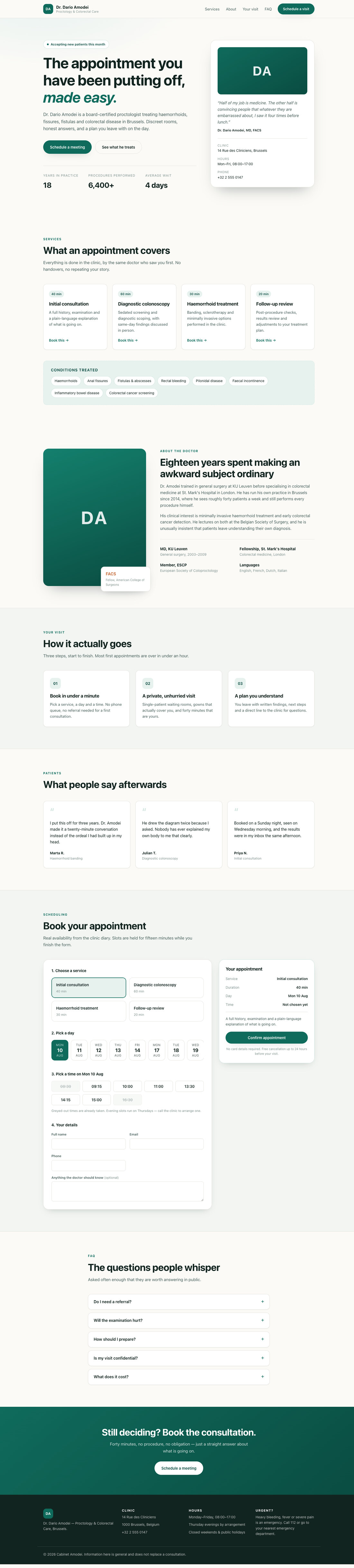 Plain CSS at Desktop width