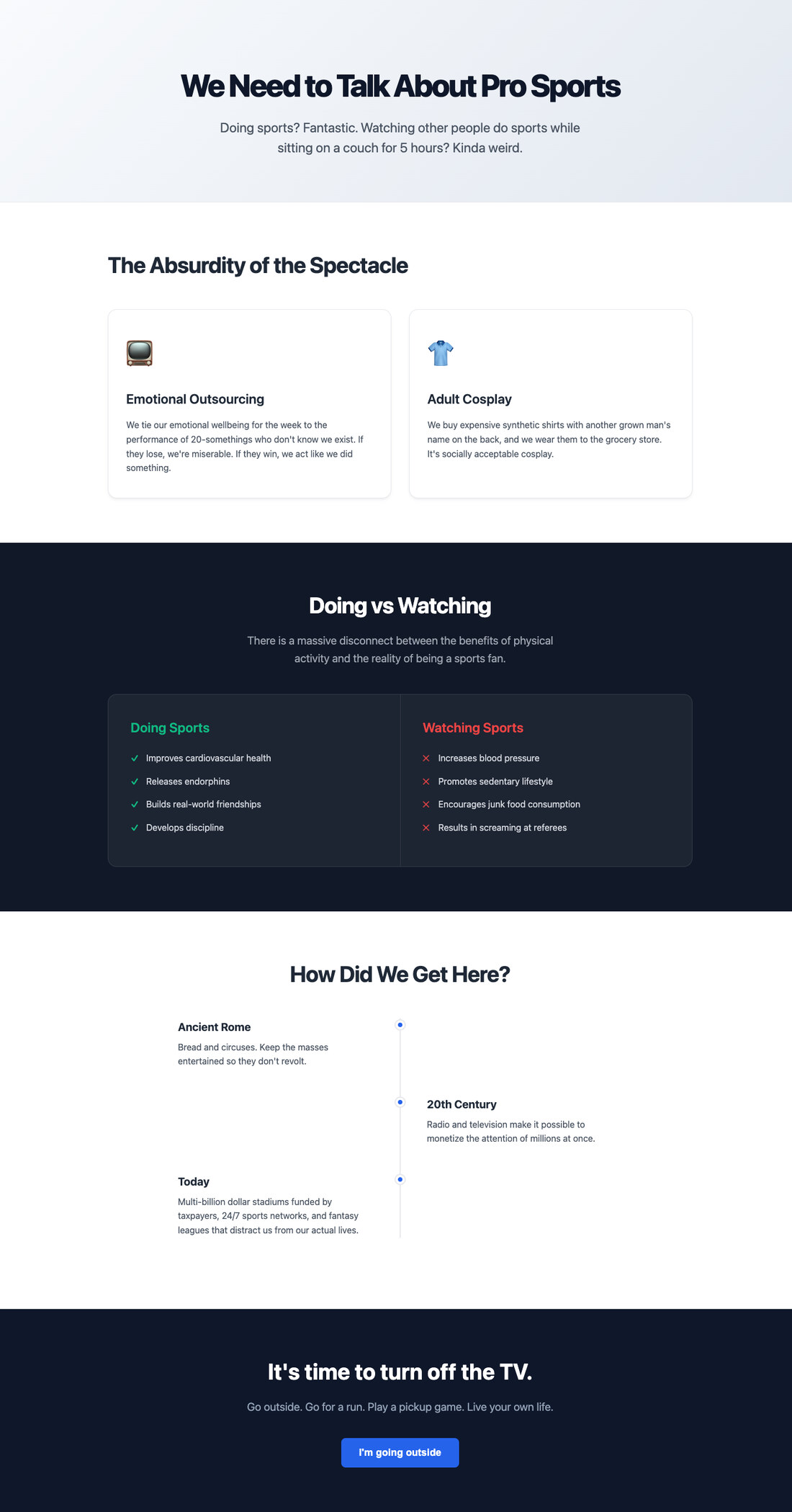 Plain CSS at Desktop width